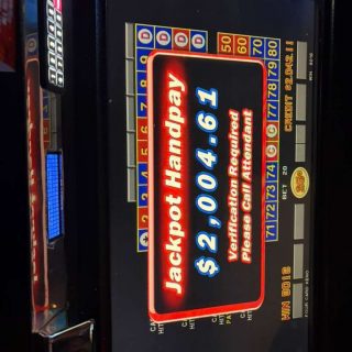 Jackpots come in 3s @ Eastern location.  Wahoo!