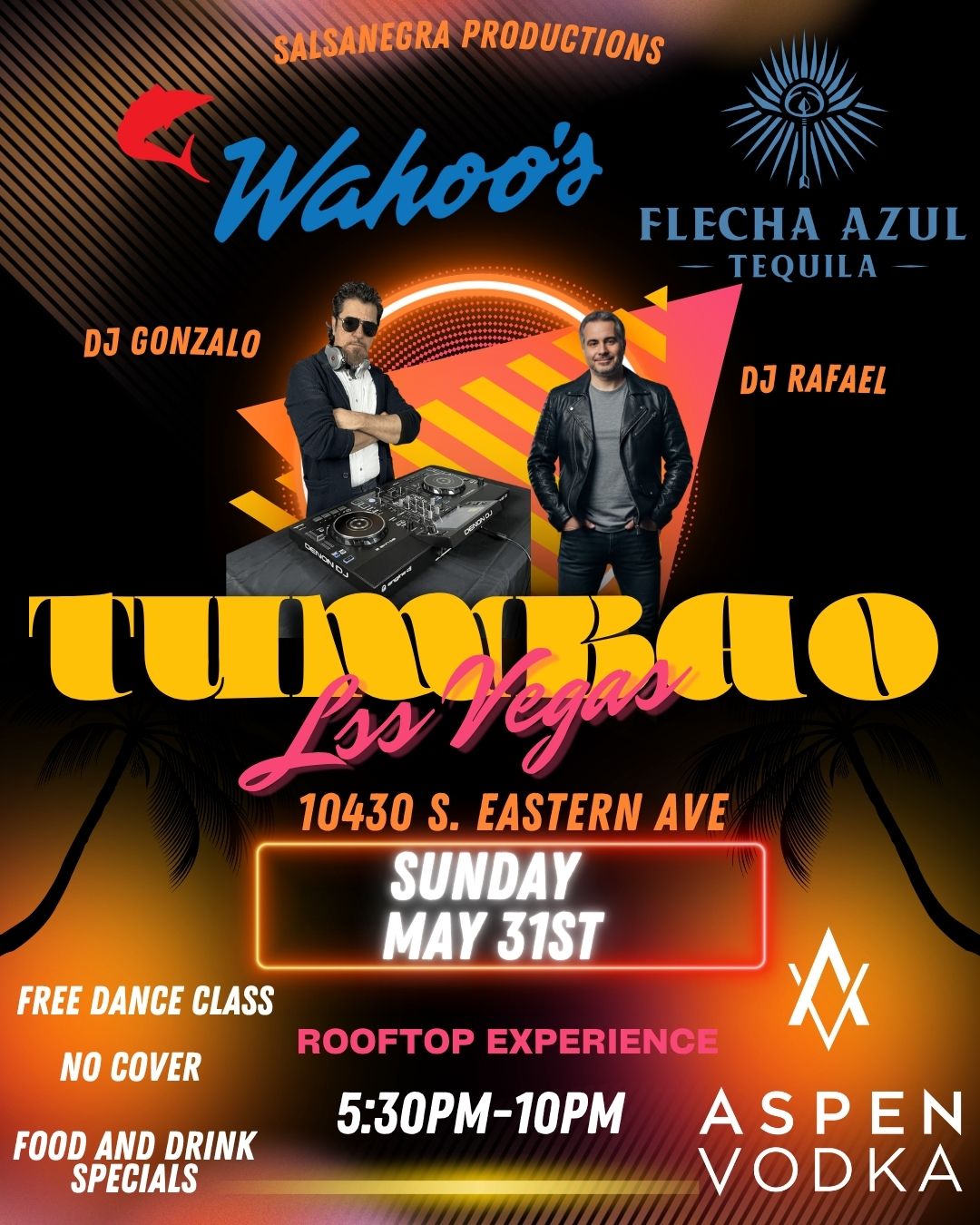 Sunday May 31 @ 5:30pm on the Eastern Rooftop!