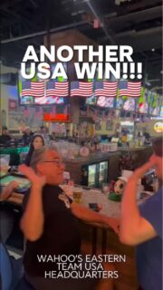 Our US Men’s National Team has dominated so far, let’s keep it going this Friday vs Turkey!!🌎🏆⚽️

Join the Wahoo’s Watch Party at our Eastern location at 7PM!!🇺🇸🇺🇸🇺🇸
