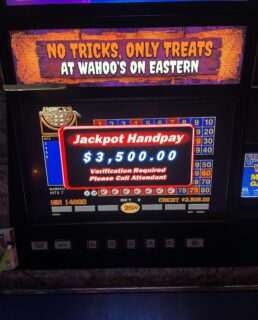 WOW!! That’s A LOT of candy!!🍬🎰

Getting the party started a day early at Eastern…join us tomorrow for our BACKWOODS BASH🎃
